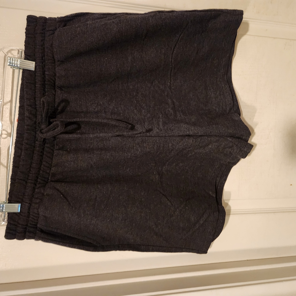 Dark Gray Casual Shorts